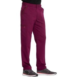 Dickies Men's Scrub Pant Mid Rise Straight Leg Pants DK220 Wine Short L